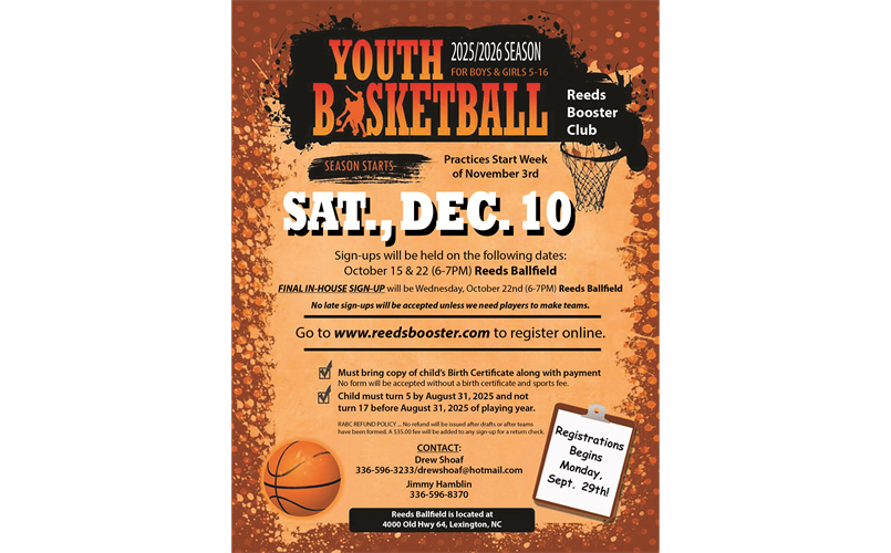2025-2026 Basketball Registration Now Open!!
