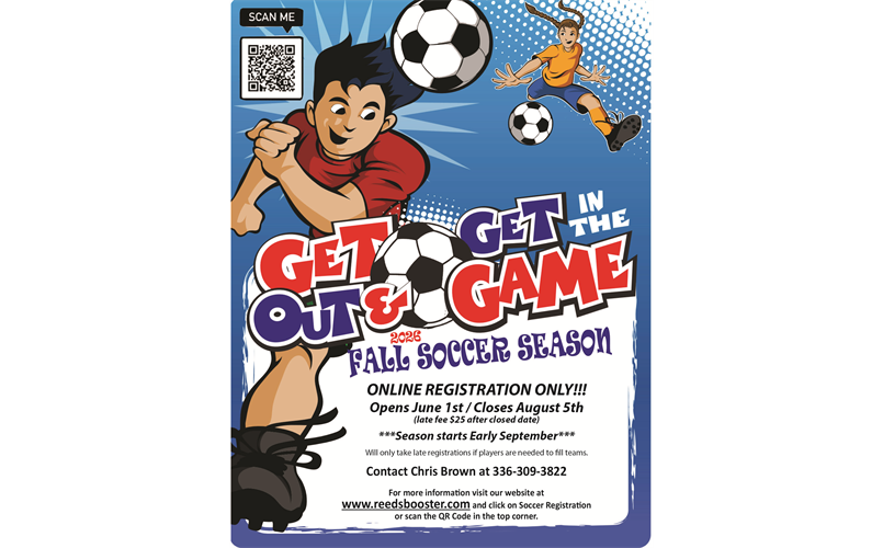 2026 FALL SOCCER REGISTRATION IS NOW OPEN!